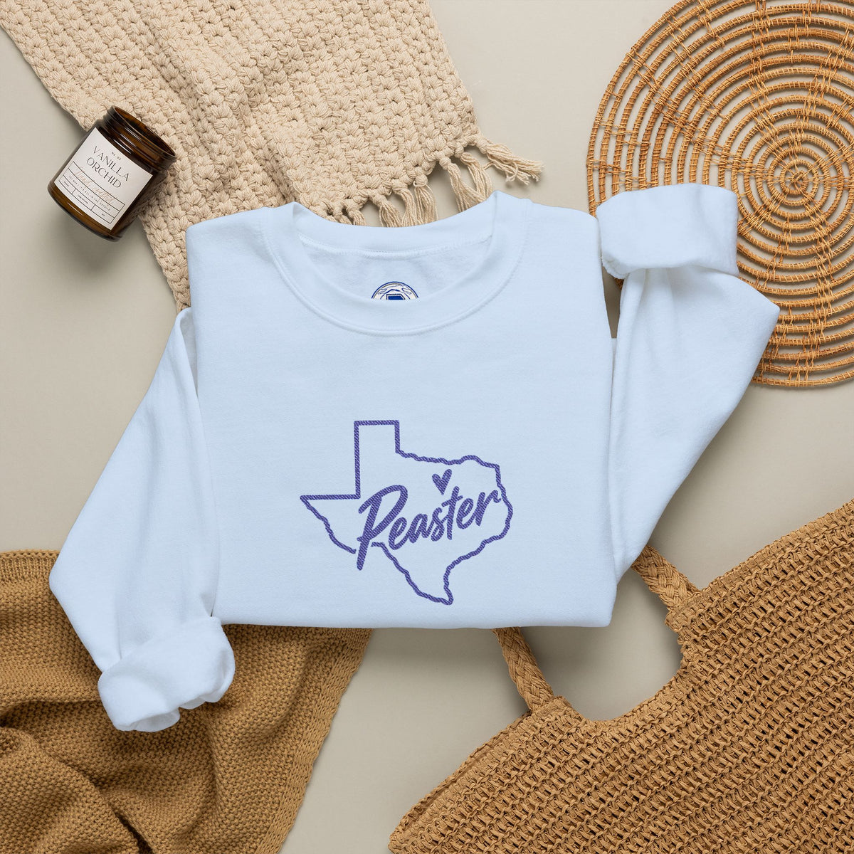 Embroidered Peaster Texas Sweatshirt