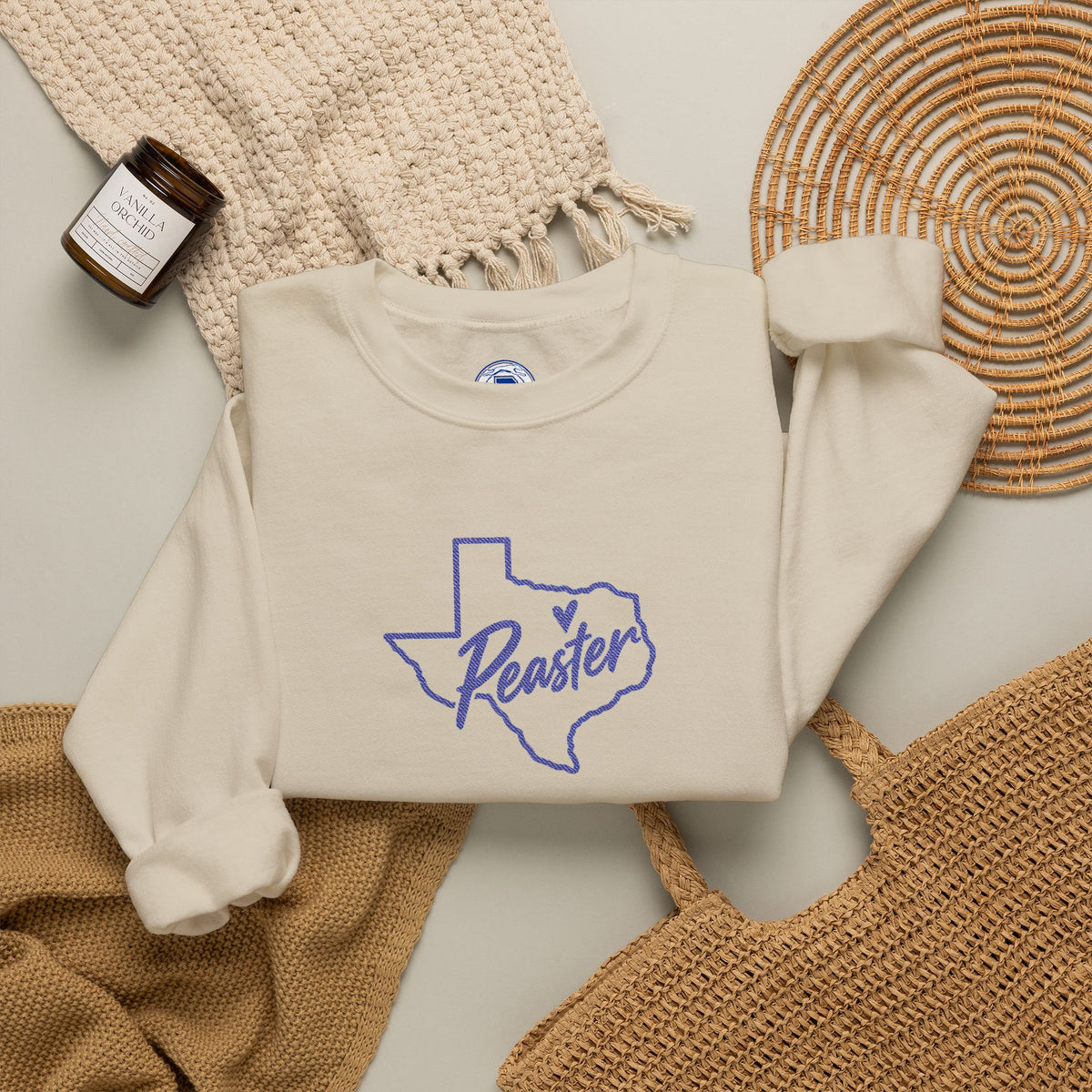 Embroidered Peaster Texas Sweatshirt